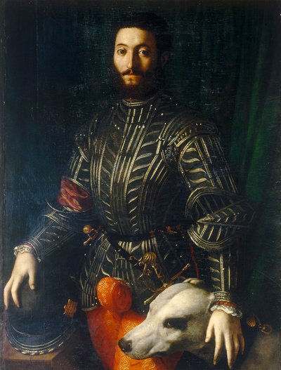 Portrait of Guidobaldo da Montefeltro by Agnolo Bronzino